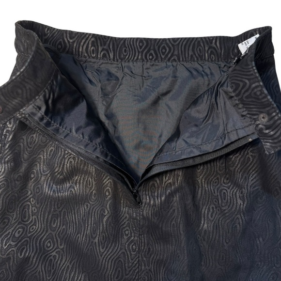 Gino Di Giorgio Vintage Y2K black 100% genuine Leather Pencil Skirt size 5/6 - Picture 13 of 15